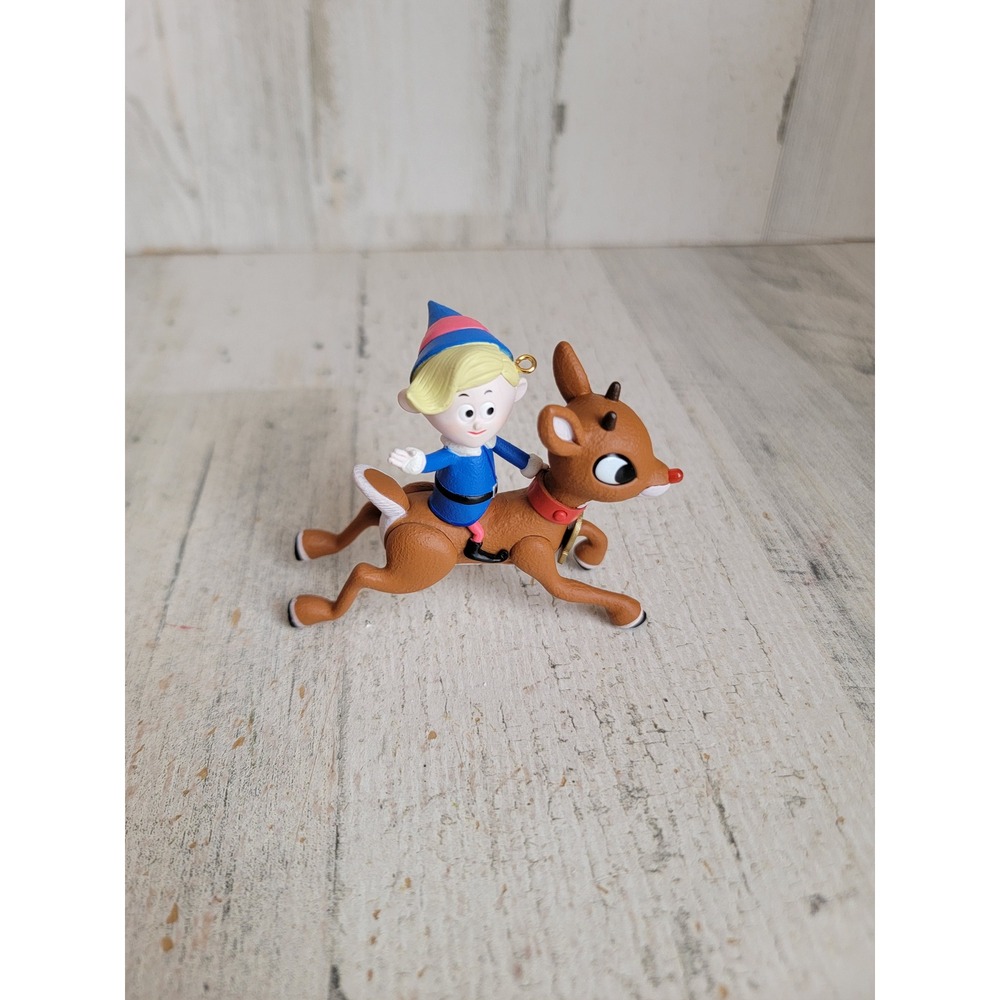 Hallmark Rudolph Red-Nosed reindeer 50th anniversary magic ornament Xmas